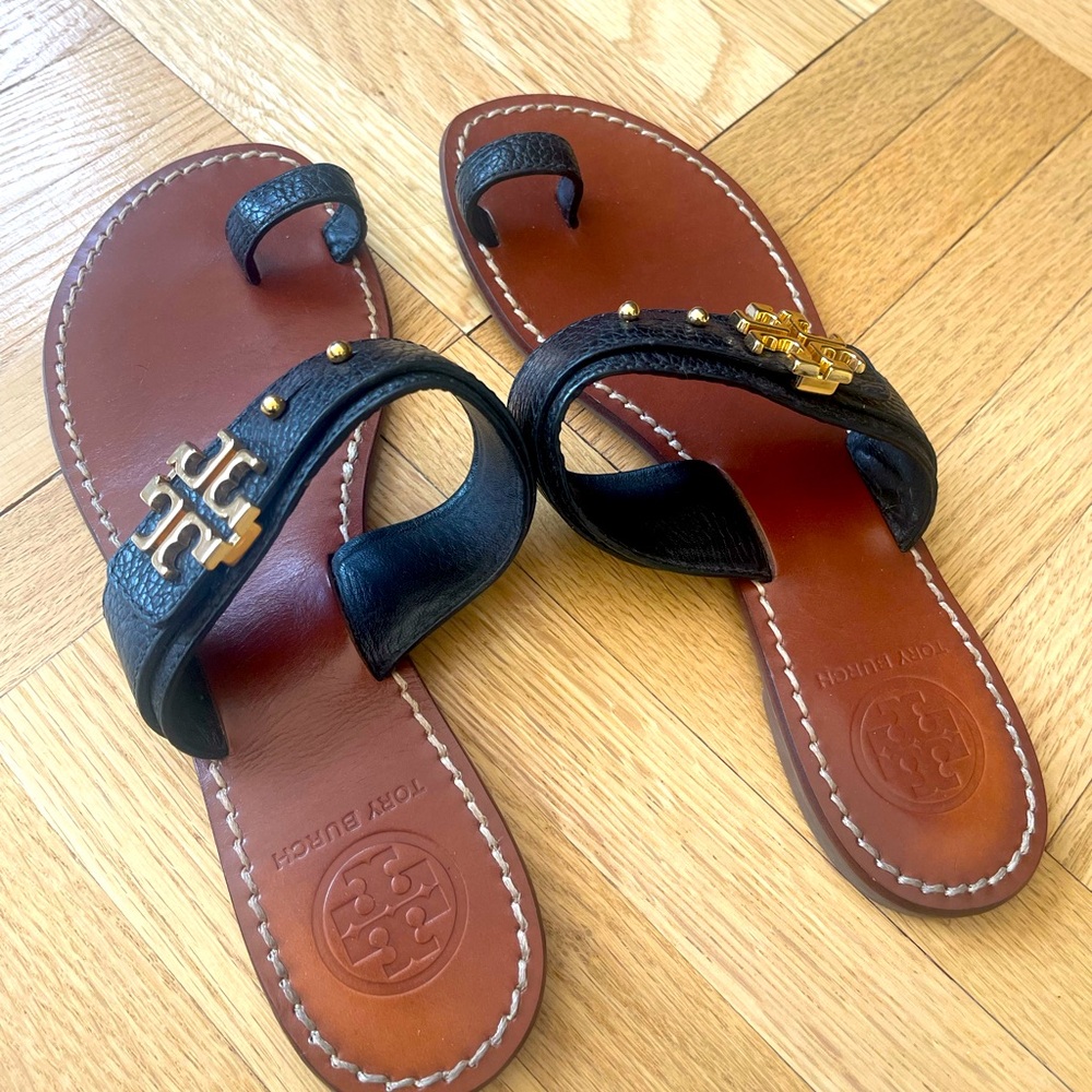 Tory Burch flat leather sandals